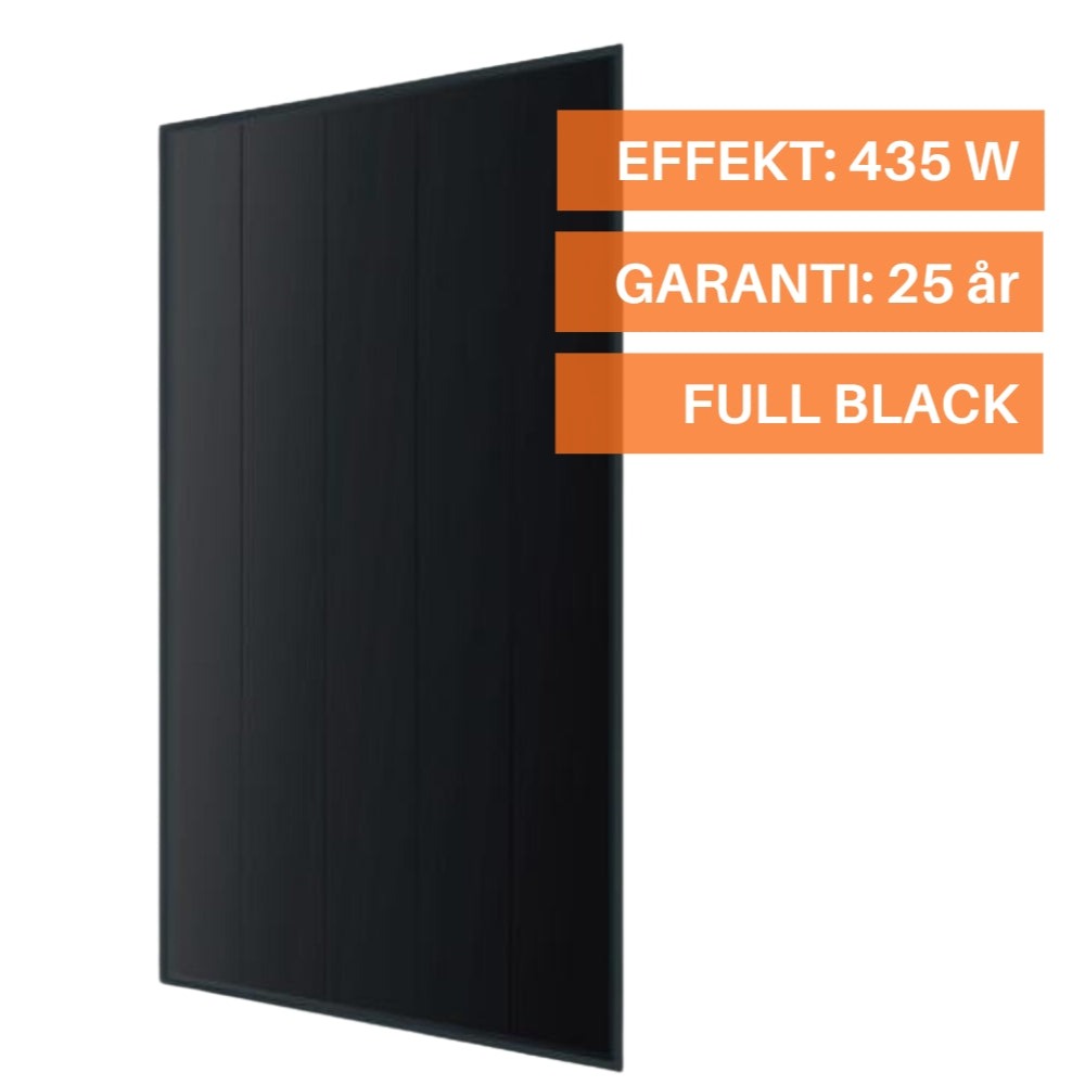 2.5kW komplett 2-faset hybrid solcelleanlegg