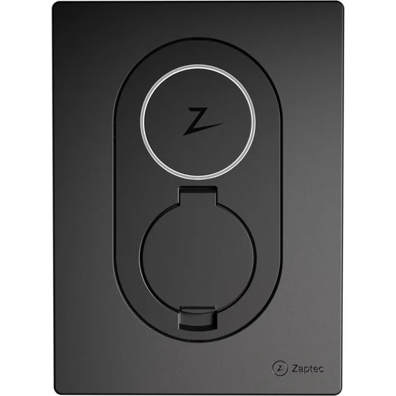 Zaptec Go Asphalt Black (med monteringsmulighet)