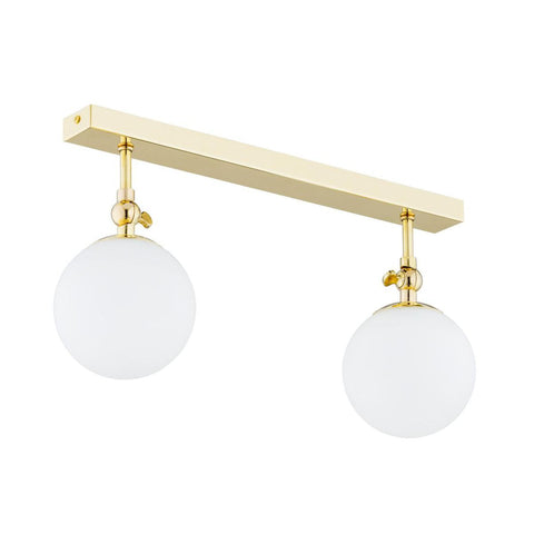 Baderomslampe LATINA PREZENT 2xE14 - Gull