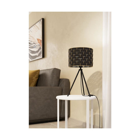 Bordlampe MARASALES Eglo E27 - Sort