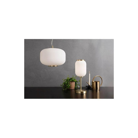 Bordlampe NICKI Oriva E14 - Hvit