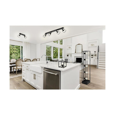 Gulvlampe ELDRICK Inspire E27 - Sort