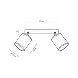 Spotskinne HOJA Spot-Light E27