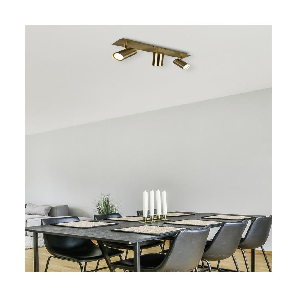 Spotskinne MARLEY Trio GU10 - Gull