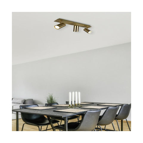 Spotskinne MARLEY Trio GU10 - Gull