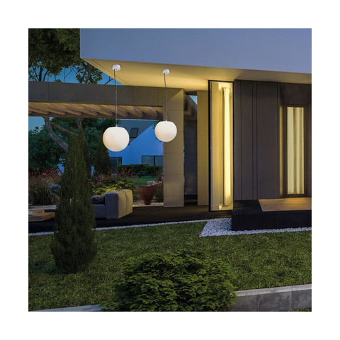 Utendørs taklampe CUMULUS TK Lighting E27 - Hvit