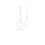 Utendørs taklampe CUMULUS TK Lighting E27 - Hvit