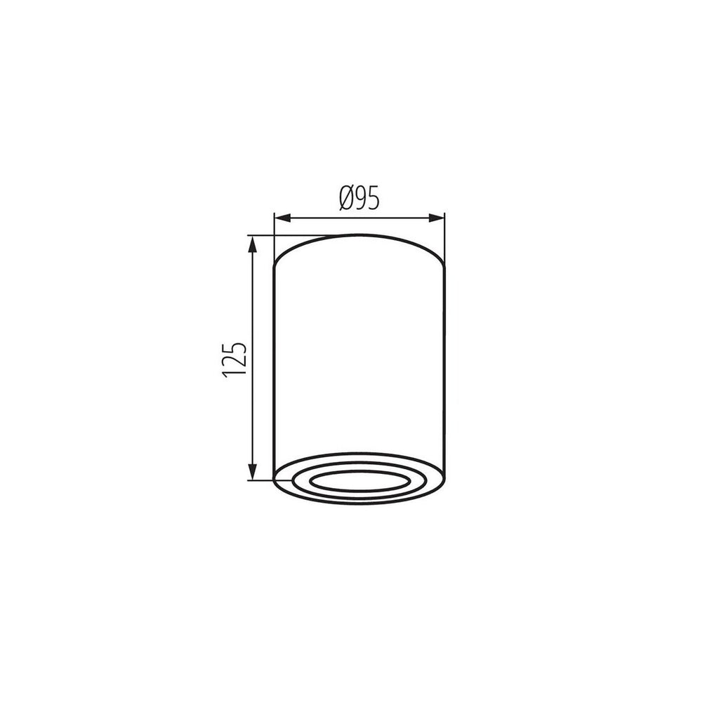 Utenpåliggende BORD KANLUX GU10