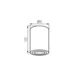 Utenpåliggende BORD KANLUX GU10