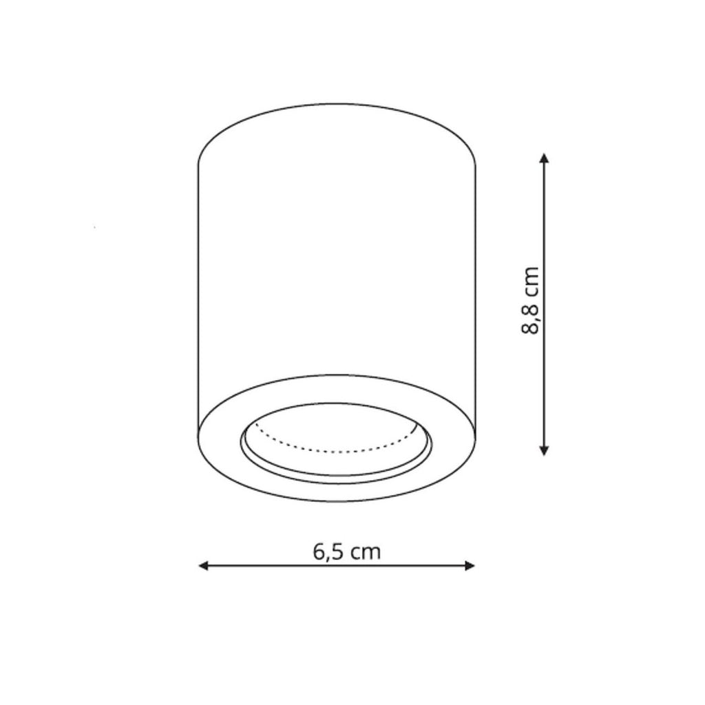 Utenpåliggende takspot FARO LIGHT PRESTIGE GU10