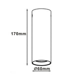 Utenpåliggende Takspot MANACOR LIGHT PRESTIGE GU10 - Hvit