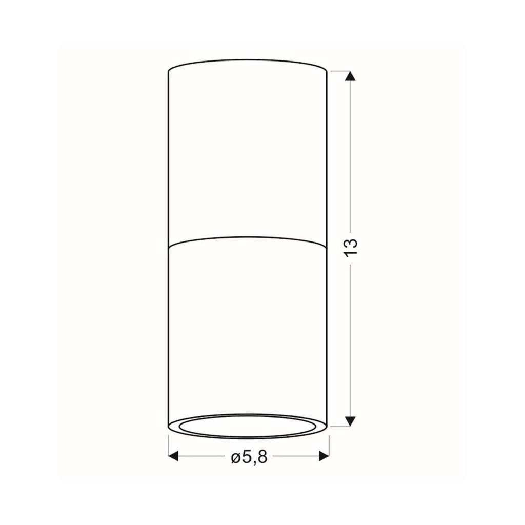 Utenpåliggende TUBA CANDELLUX GU10