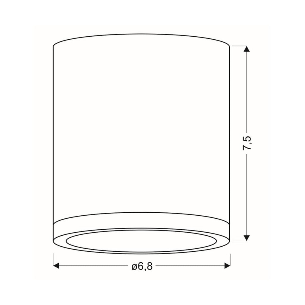 Utenpåliggende TUBA CANDELLUX GU10