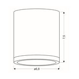 Utenpåliggende TUBA CANDELLUX GU10