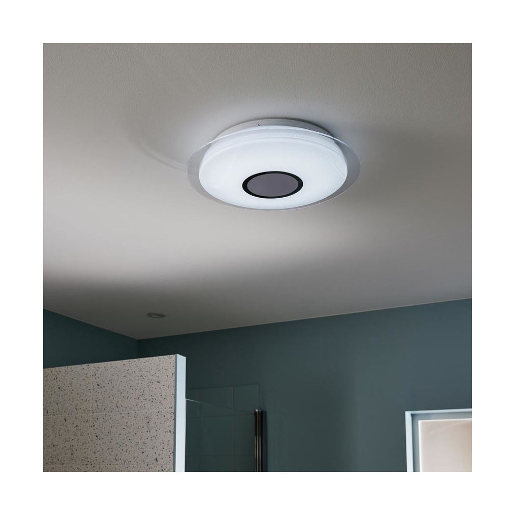 Smart Plafond VIZZINI 40cm m/ Innebygd Høyttaler & fjernkontroll