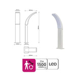 Utelampe LAKKO Inspire LED 56cm - Hvit