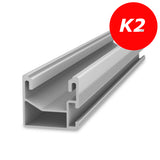 K2-Single Rail 4,4 m -alu (2stk)