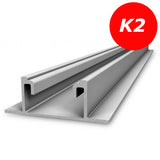 K2-Speedrail 4,4 m til metal tak (2stk)