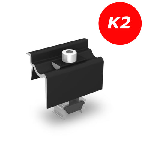 K2-endeklemme 30-42 -sort (10stk)