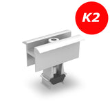 K2-Mellomklemme 30-42 -alu (10stk)