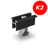 K2-mellomklemme 30-42 -sort (10stk)