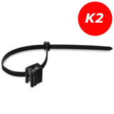 K2 Cable Manager PA66W (50stk)