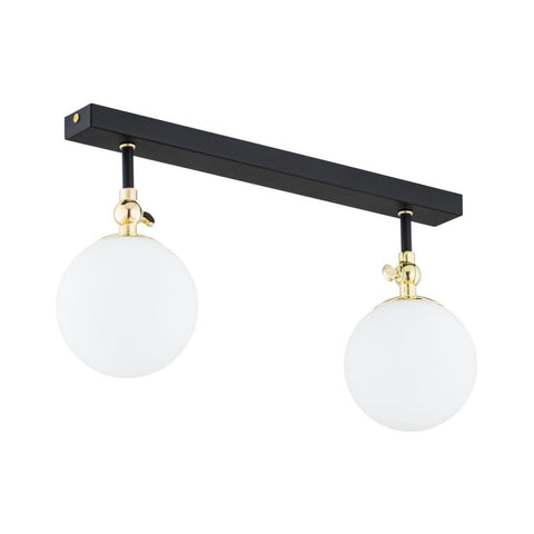 Baderomslampe LATINA PREZENT 2xE14 - Sort