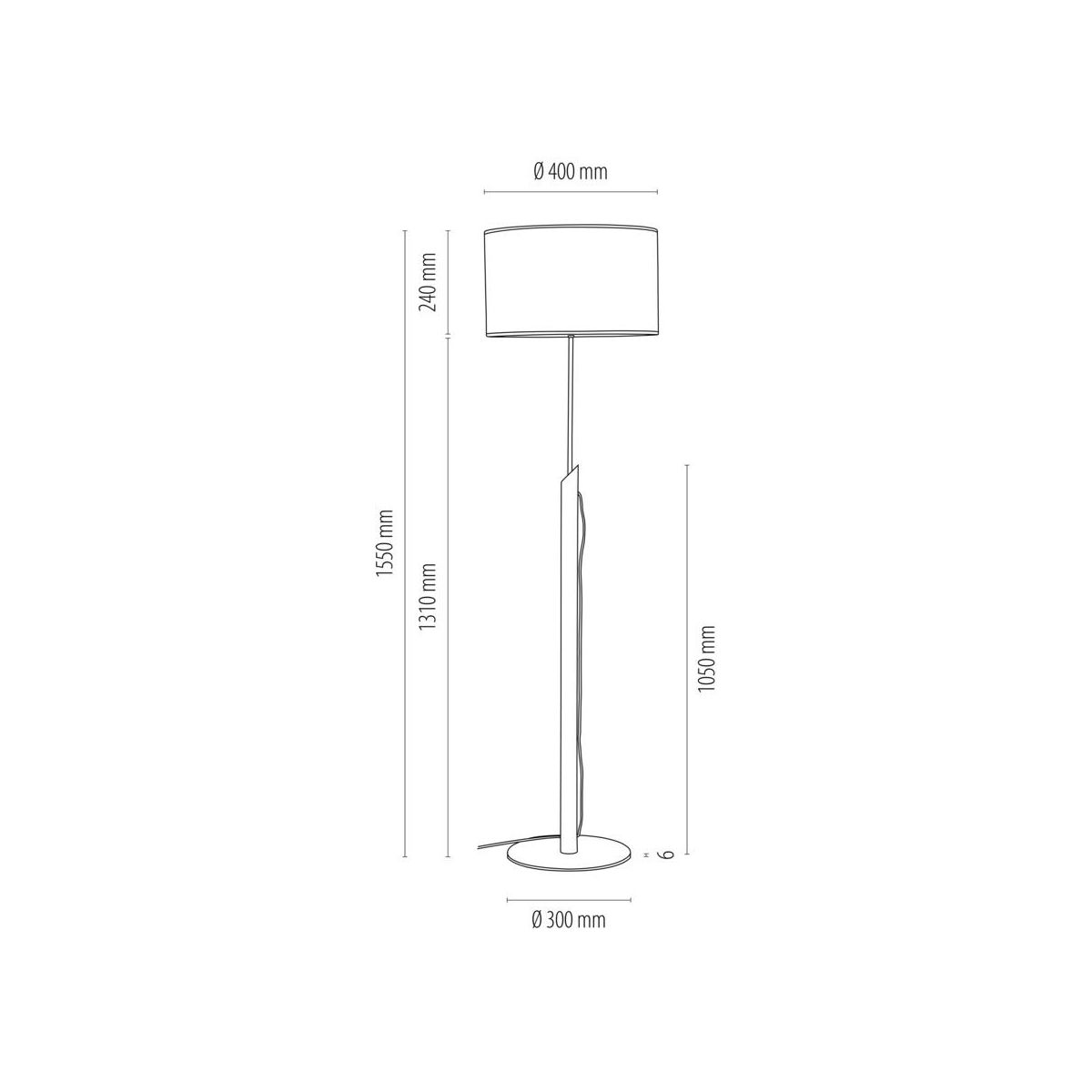 Gulvlampe HOJA Spot-Light E27