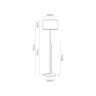 Gulvlampe HOJA Spot-Light E27