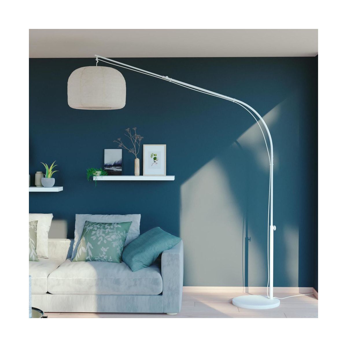 Gulvlampe LINDEN Inspire E27 Beige