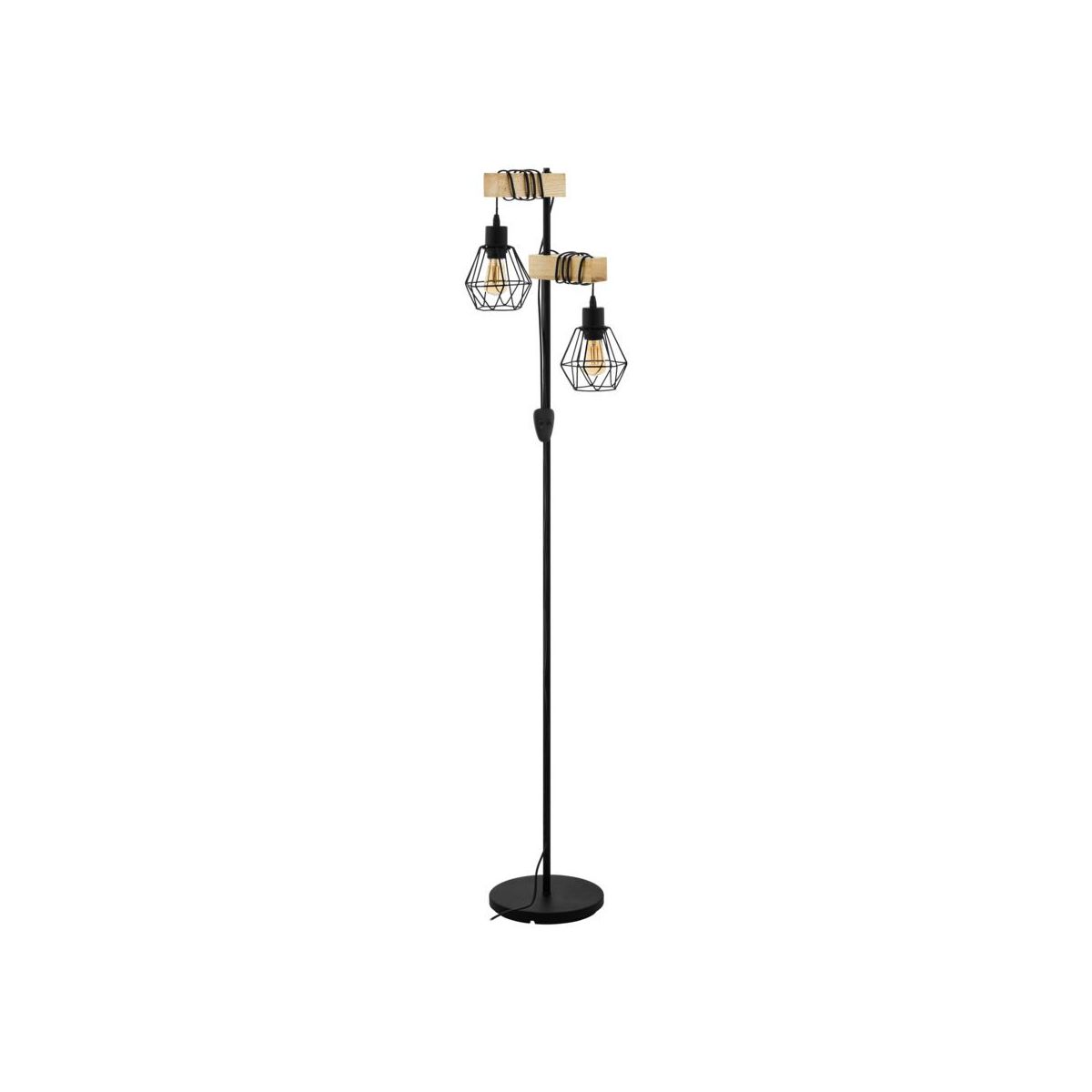 Gulvlampe TOWNSHEND Eglo E27 - Brun