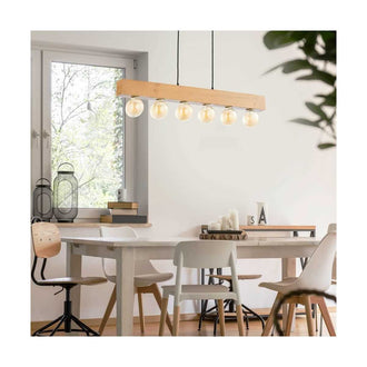 Hengelampe ARTWOOD TK Lighting 6xE27