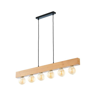Hengelampe ARTWOOD TK Lighting 6xE27