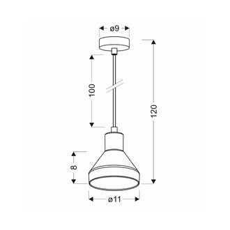 Hengelampe GREGORY Candellux E14