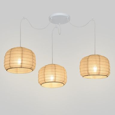 Hengelampe LINDEN Inspire 3xE27 - Beige