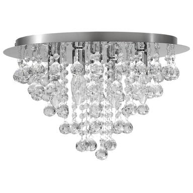 Taklampe LONDON CRISTAL Reality E14 -  Sølv