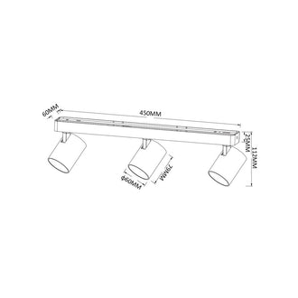 Spotskinne SNOW Light Prestige 3xGU10