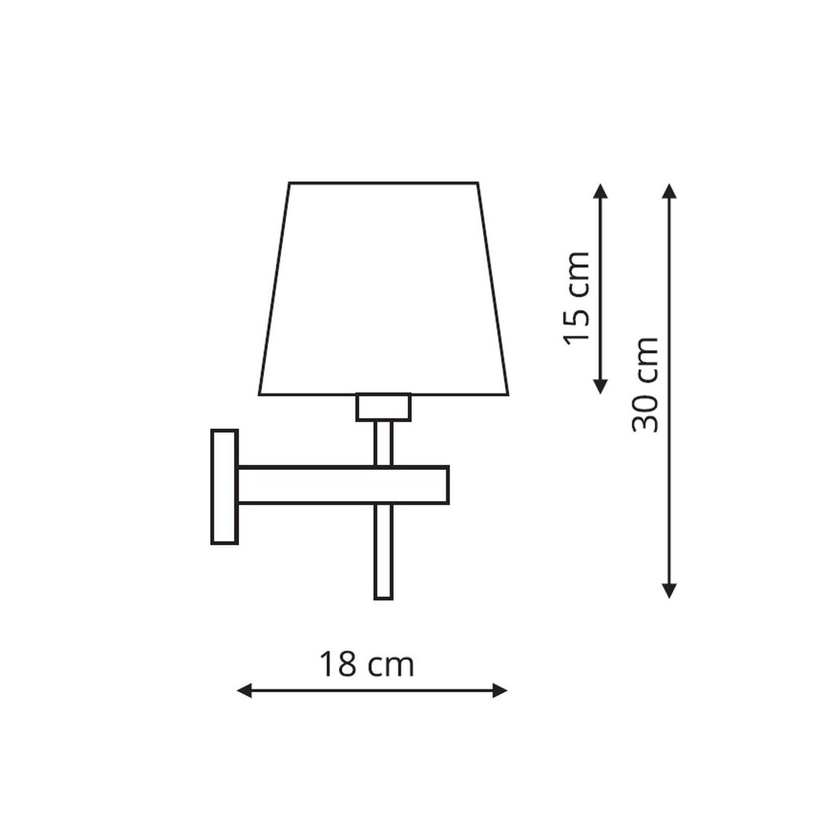 Vegglampe TIVOLI Light Prestige E27