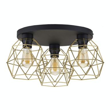 Taklampe GALAXY TK Lightning 3xE27 - Gull