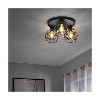 Taklampe GALAXY TK Lightning 3xE27 - Gull