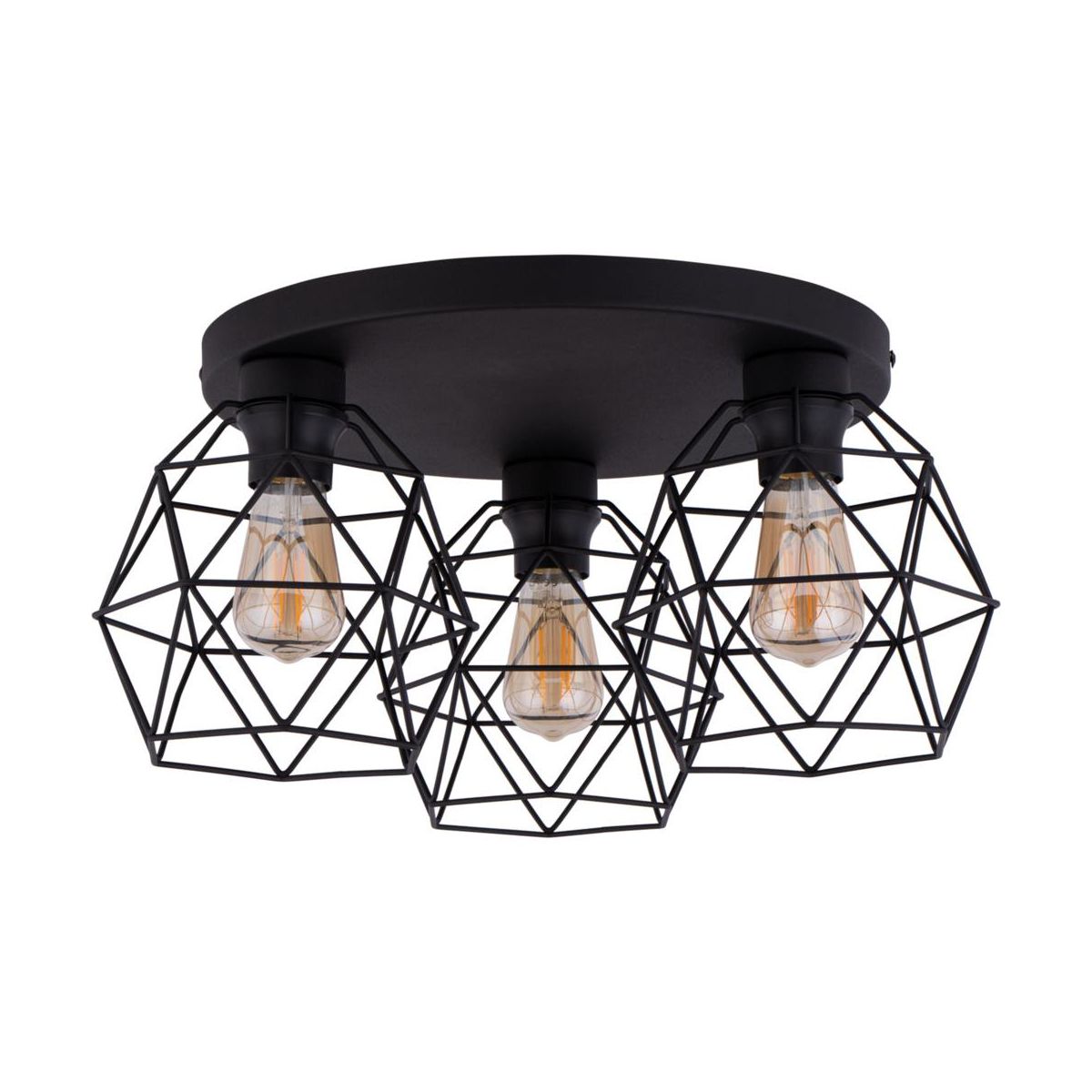 Taklampe GALAXY TK Lightning 3xE27 - Gull