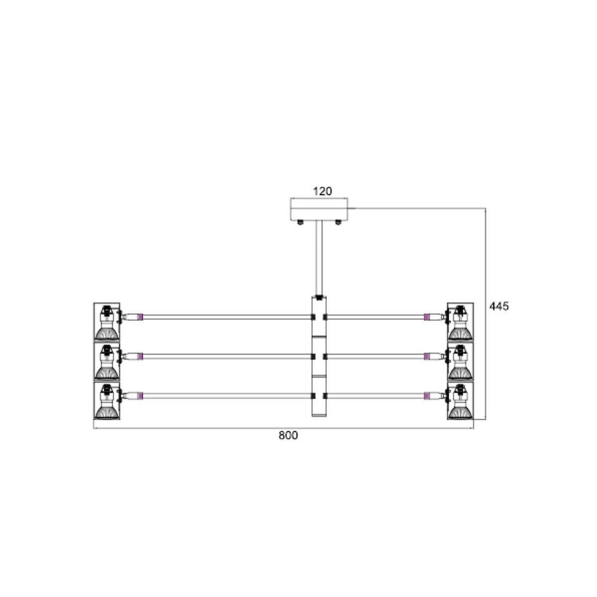 Taklampe SNOW Light Prestige GU10