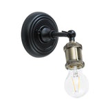 Vegglampe  BRACCIO Inspire E27 - Sort