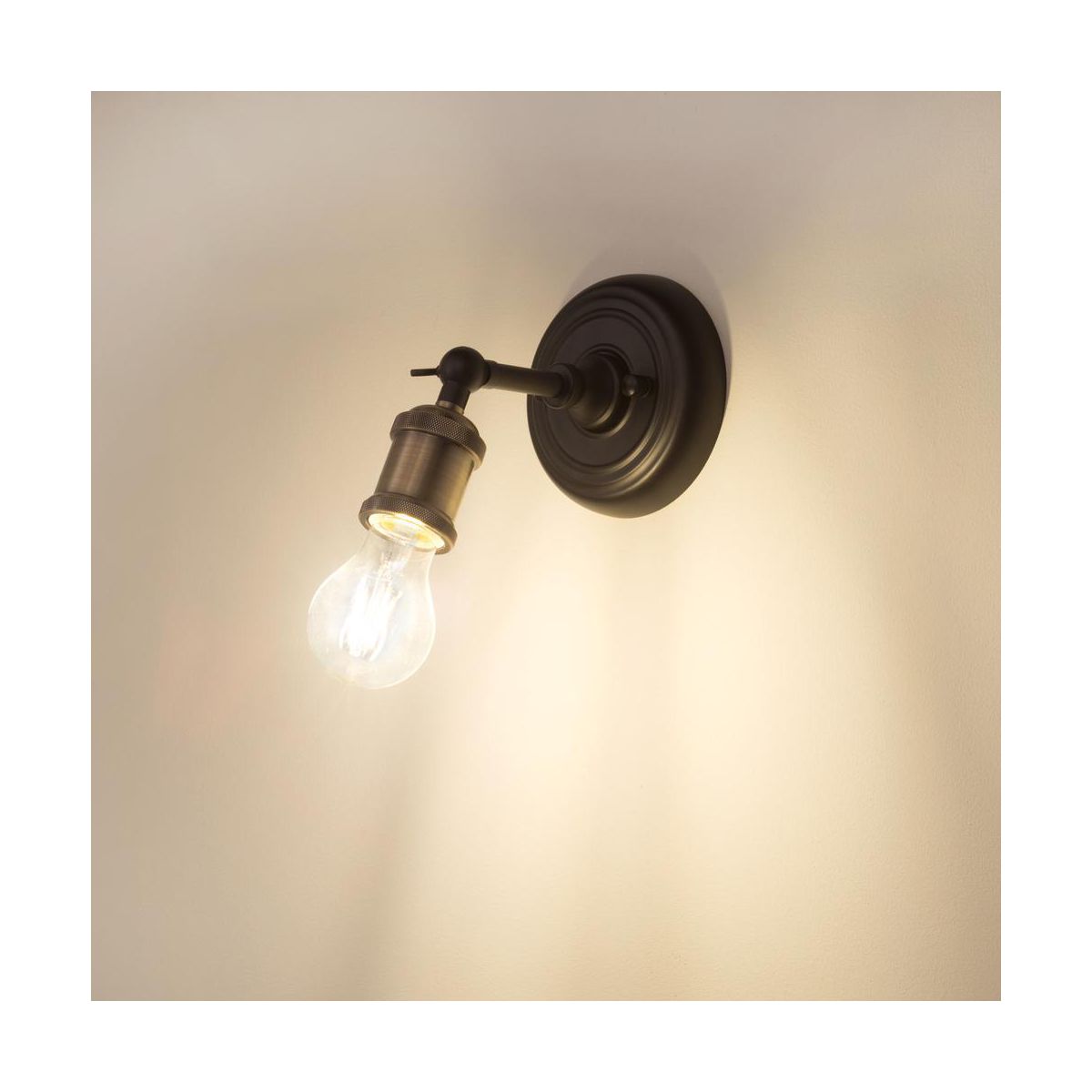 Vegglampe  BRACCIO Inspire E27 - Sort