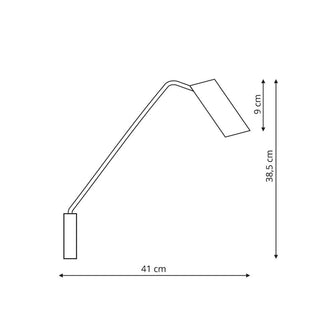 Vegglampe FUTURO LIGHT PRESTIGE GU10