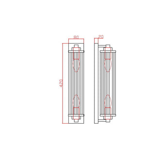 Vegglampe LORENZO Light Prestige E14