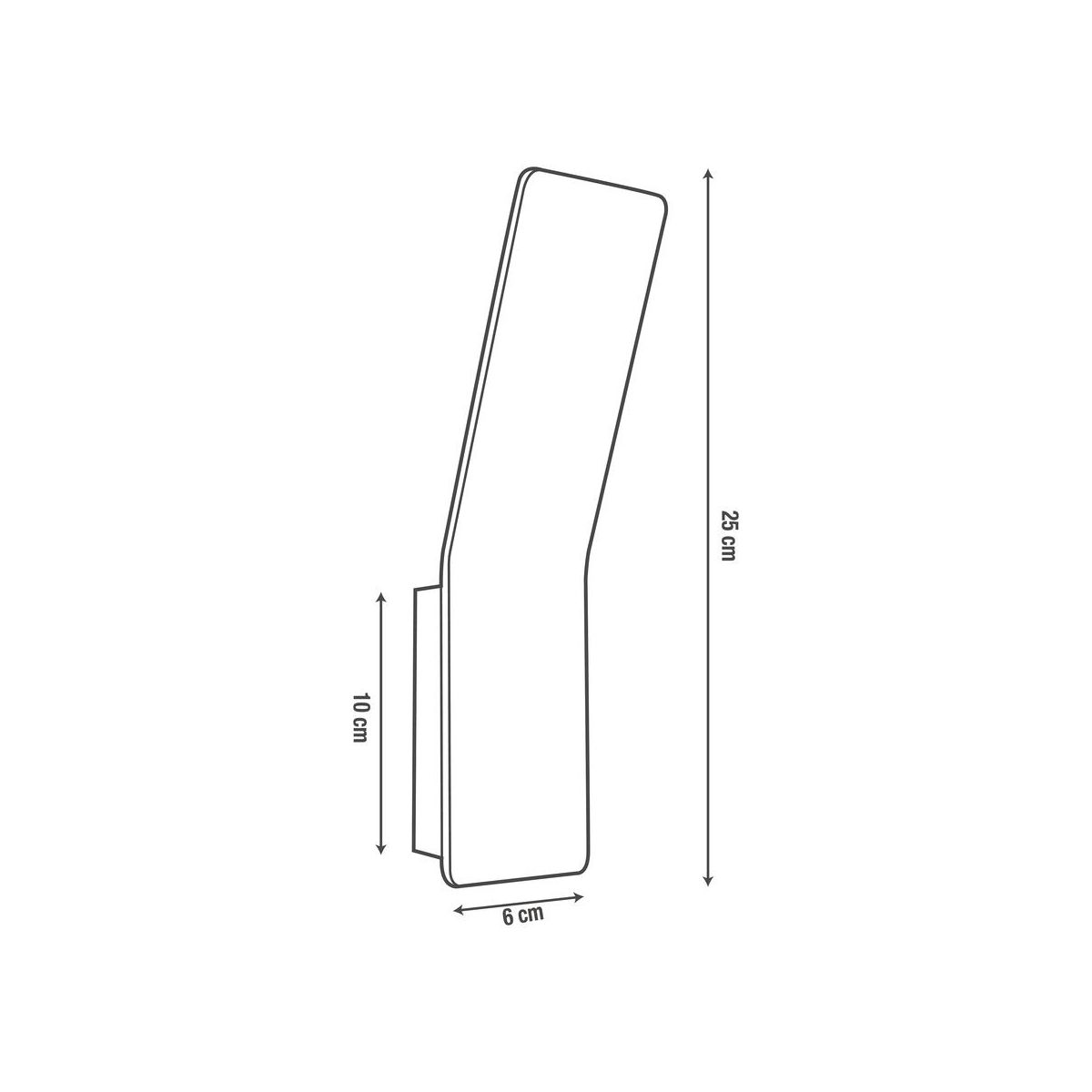 Vegglampe PIC Inspire LED - Hvit