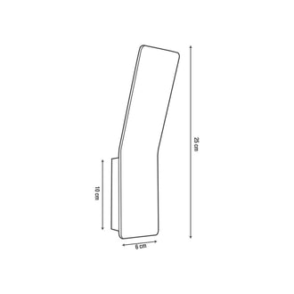 Vegglampe PIC Inspire LED - Hvit