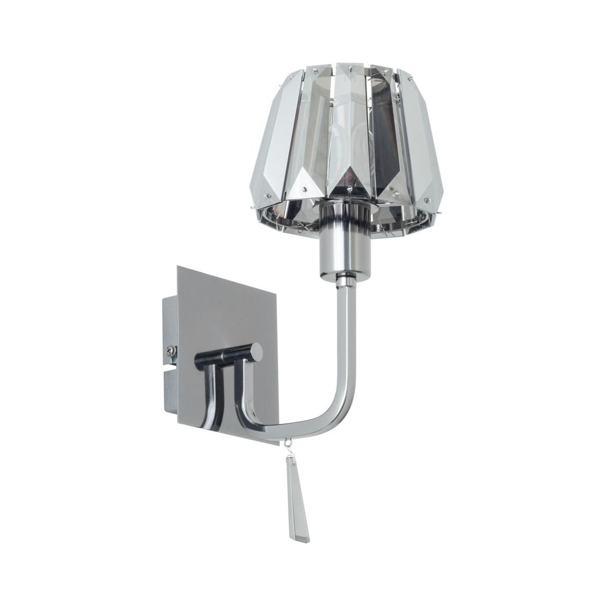 Vegglampe VILLA DARK ORIVA E14 - Sølv