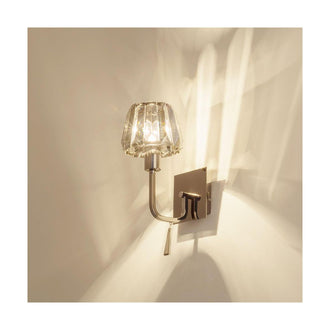 Vegglampe VILLA DARK ORIVA E14 - Sølv